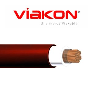 VIAKON CABLE FOTOVOLTAICO CALIBRE 6MM ROJO